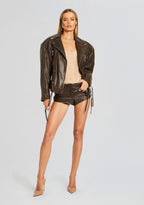 Aven Leather Short