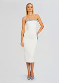Blanche Knit Denim Dress