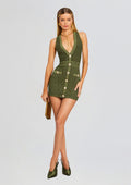 Ellison Metallic Rib Knit Dress
