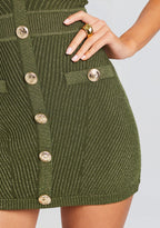 Ellison Metallic Rib Knit Dress