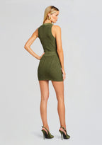 Ellison Metallic Rib Knit Dress
