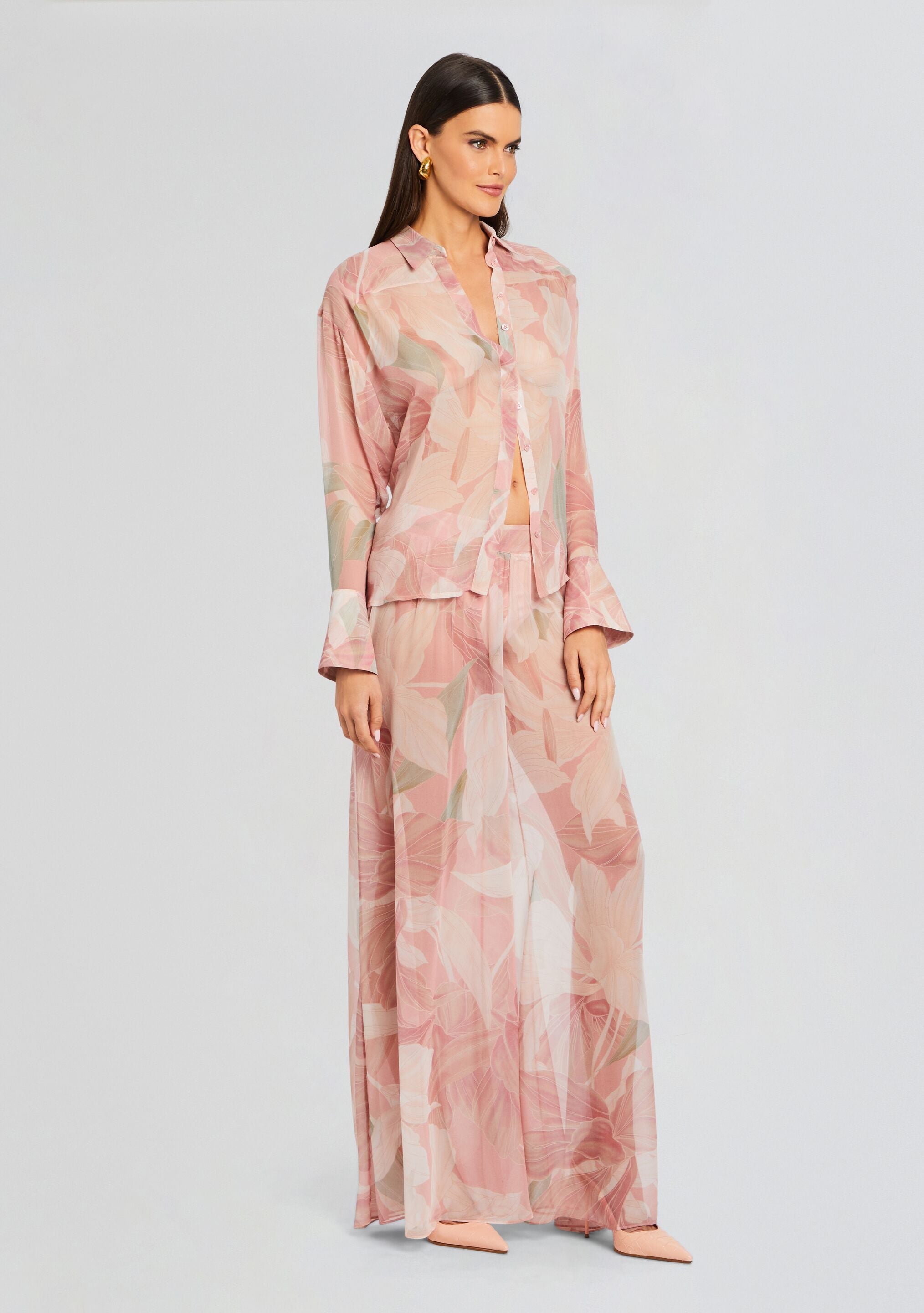 Ramona Silk Chiffon Shirt