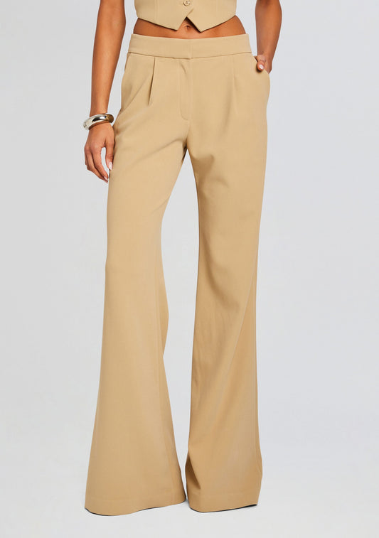 Pin Tuck Palazzo Pant