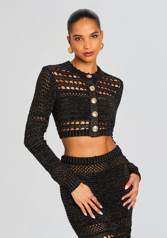 Nico Knit Crochet Cardigan