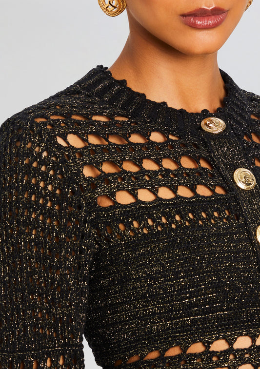 Nico Knit Crochet Cardigan