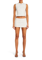 Alix Stretch Denim Skort