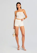 Blithe Crochet Bandeau Top