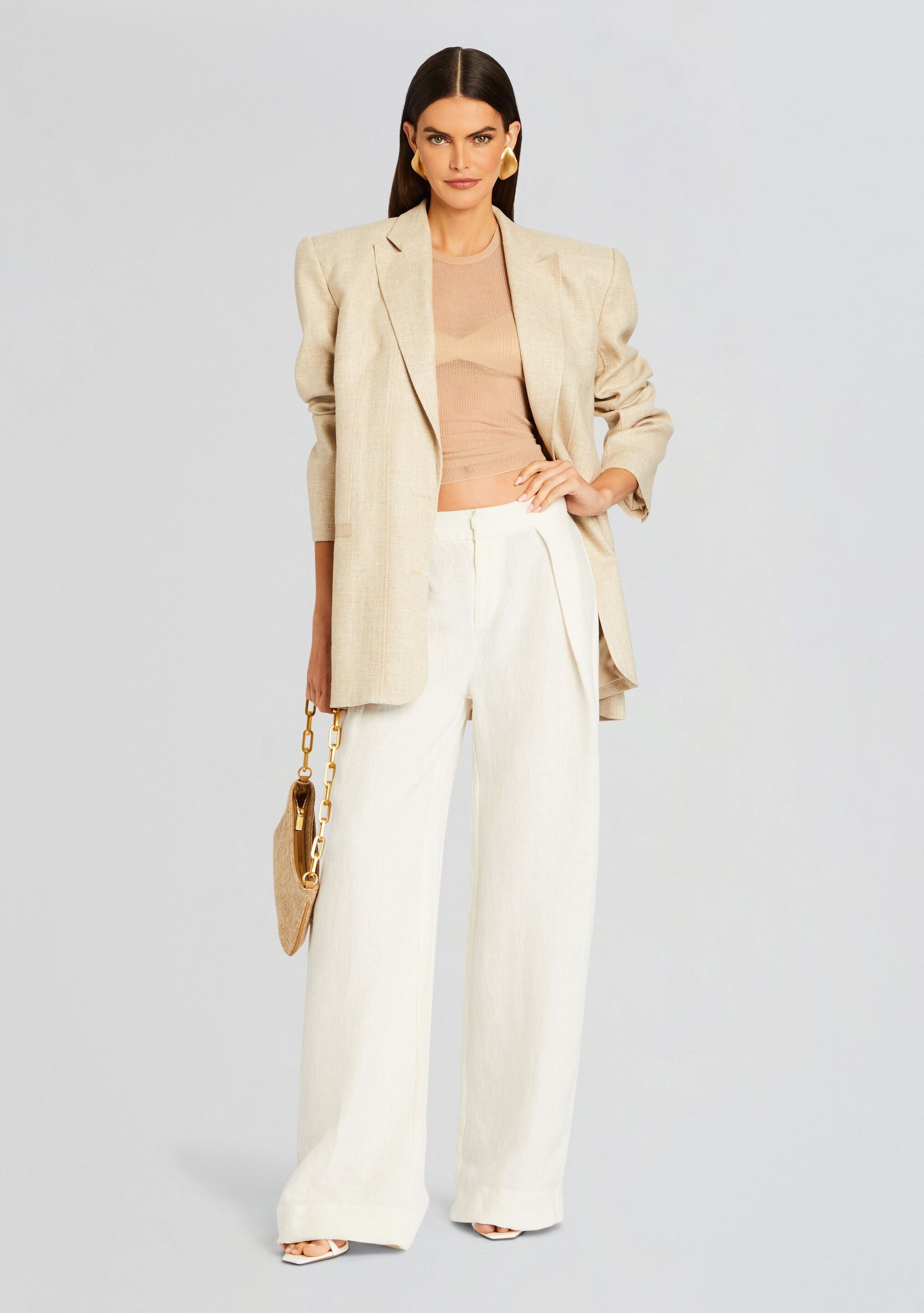 Myrtle Linen Pleated Pant