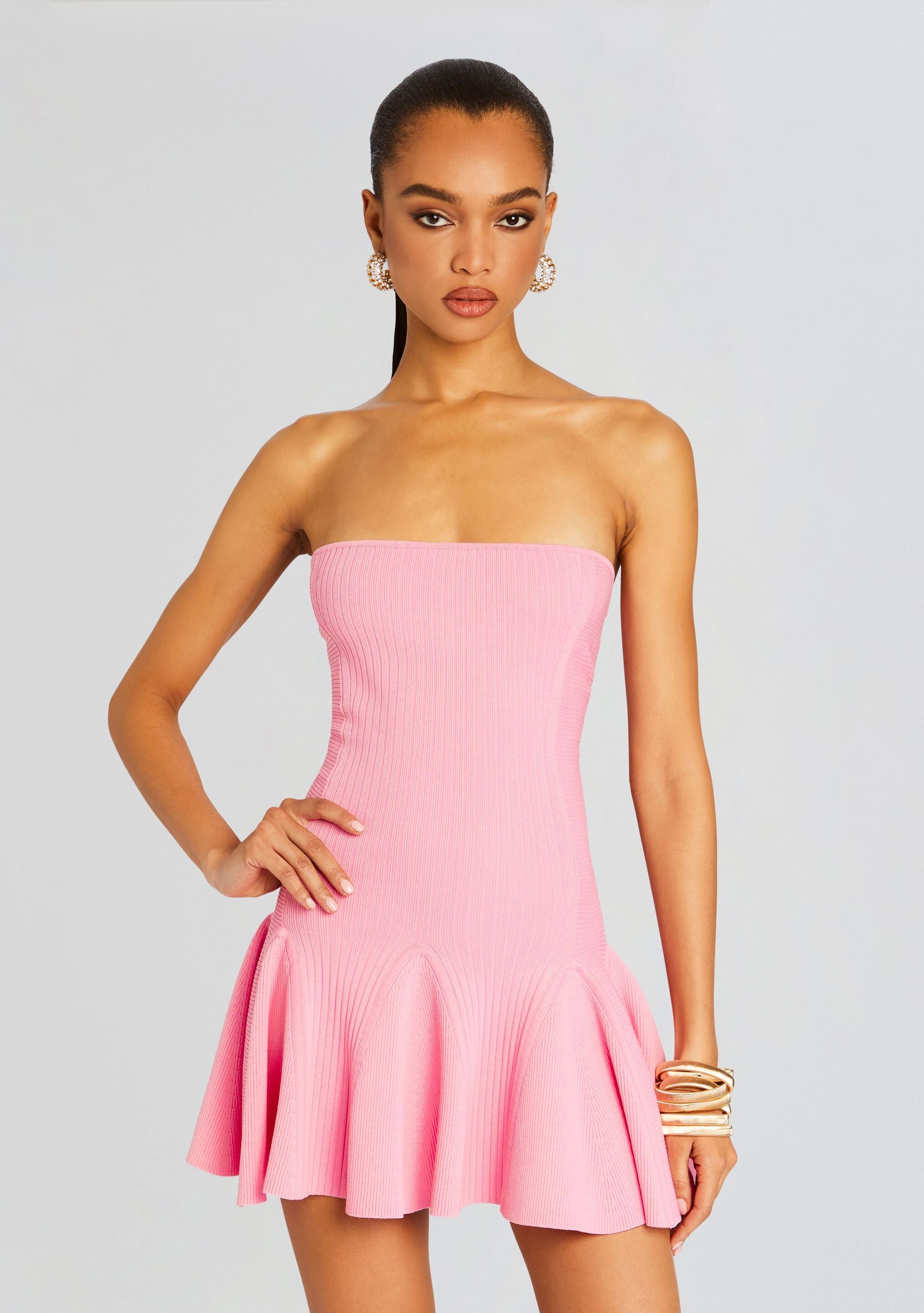 Annina Metallic Knit Dress