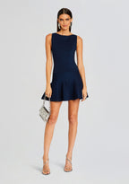 Audrina Metallic Knit Dress