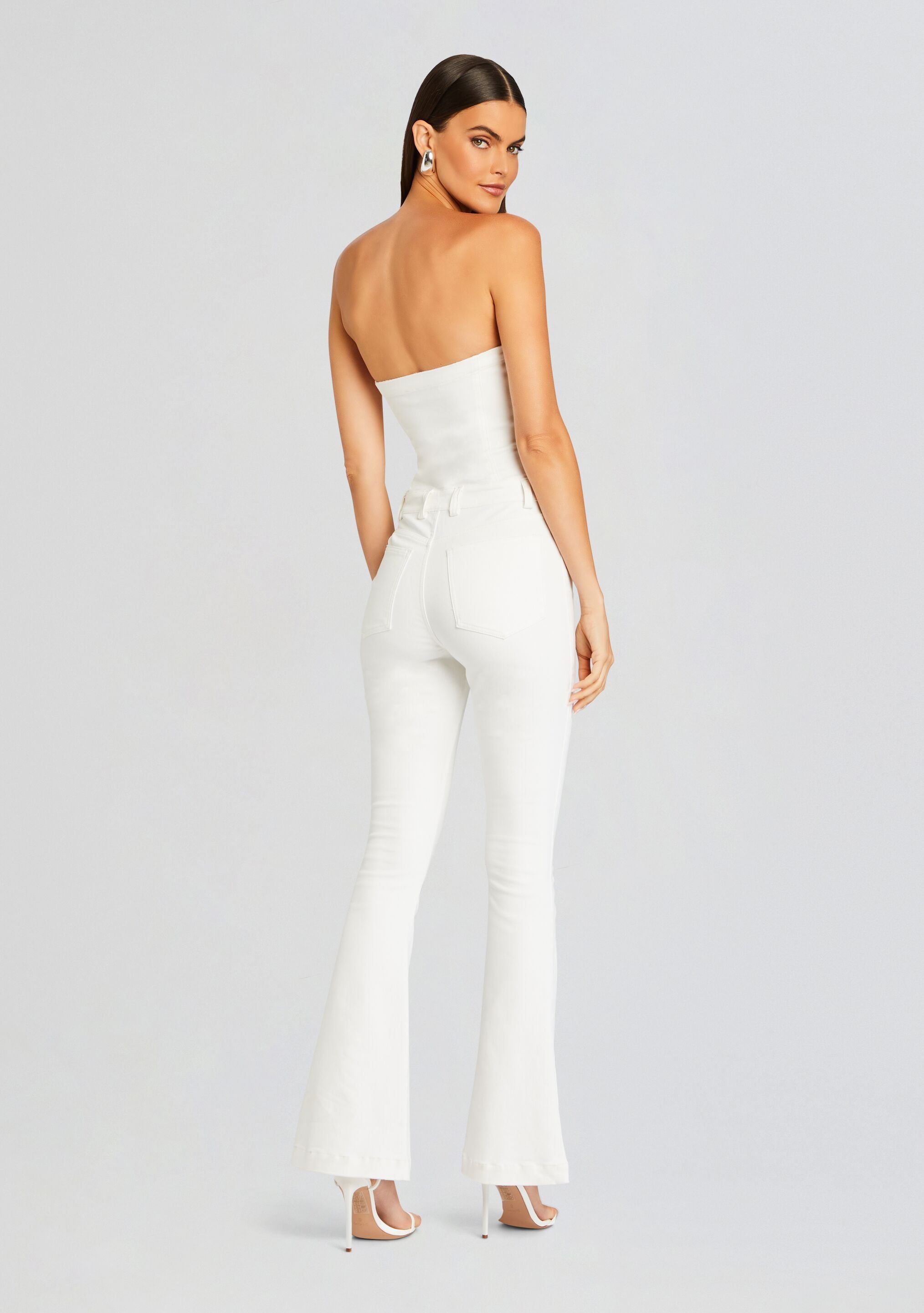 Jeanette Stretch Denim Jumpsuit