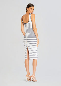 Lyle Metallic Bandage Knit Dress