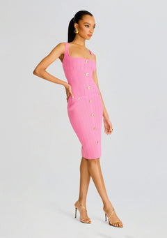 Laney Metallic Knit Dress