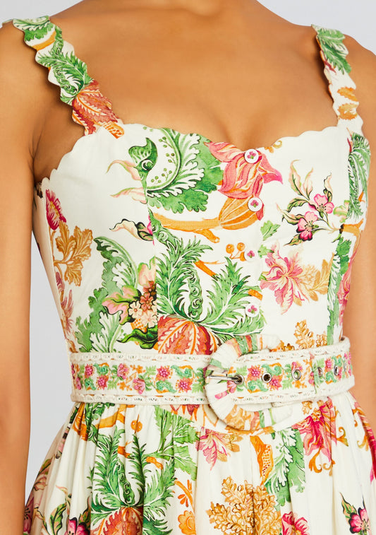 Pahi Short Dress With Belt