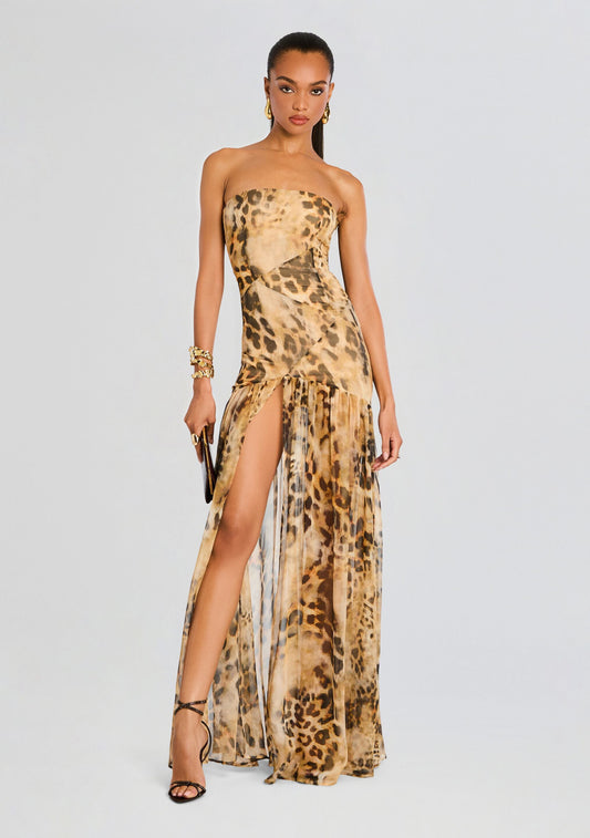 Nicole Silk Chiffon Dress