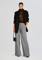 Alya Knit Pleated Trousers