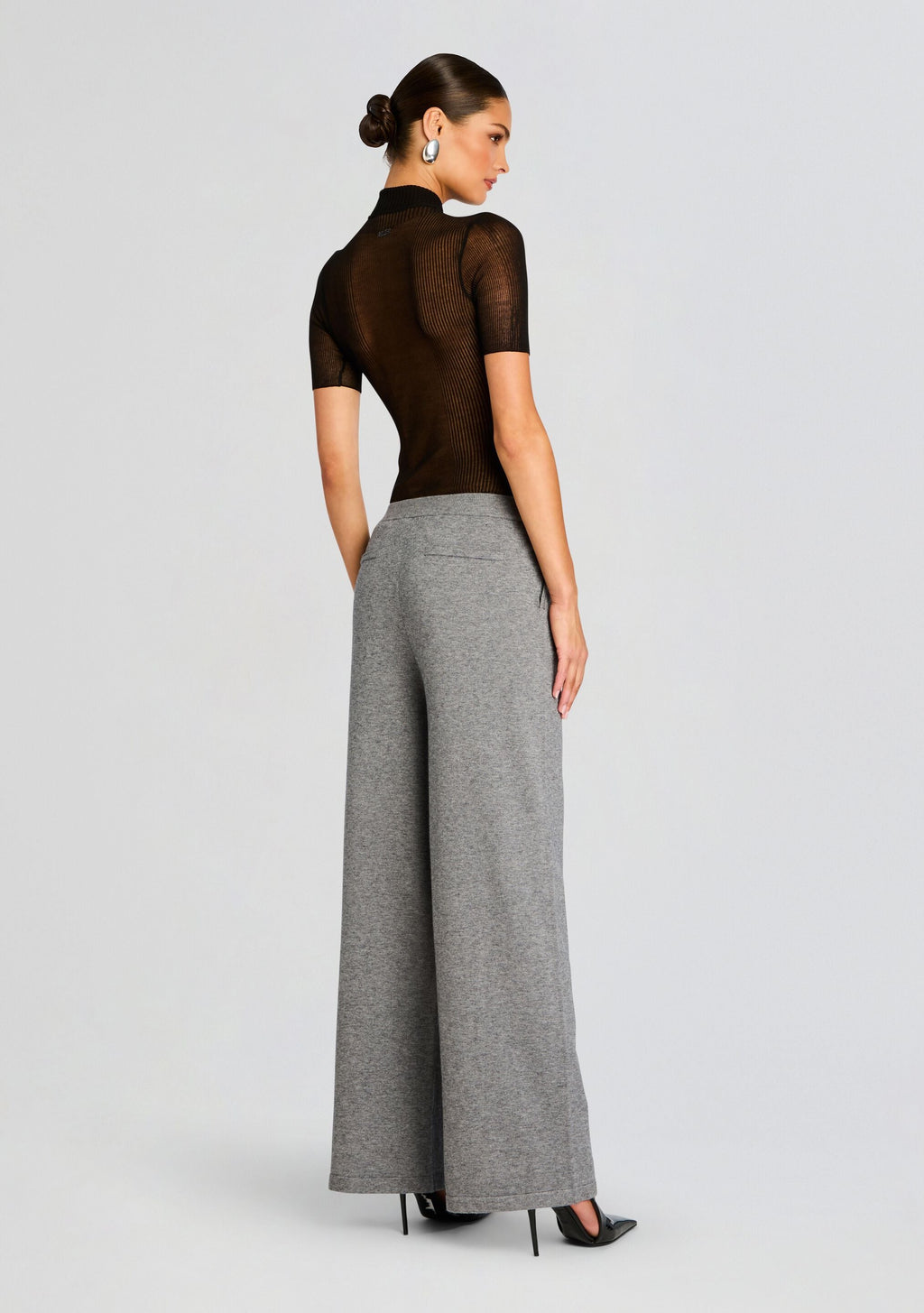Alya Knit Pleated Trousers