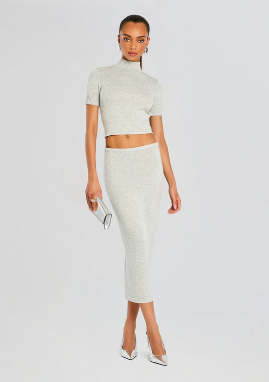 Koko Knit Tea Length Skirt