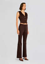Edwina Heavy Satin Vest
