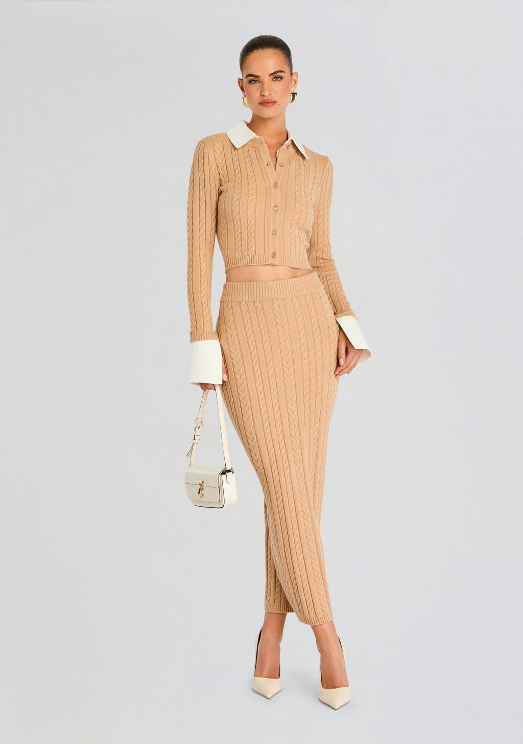 Eloise Cable Knit Cardigan