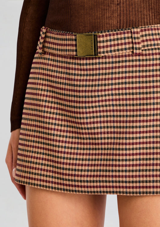 Myna Tailored Mini Skort