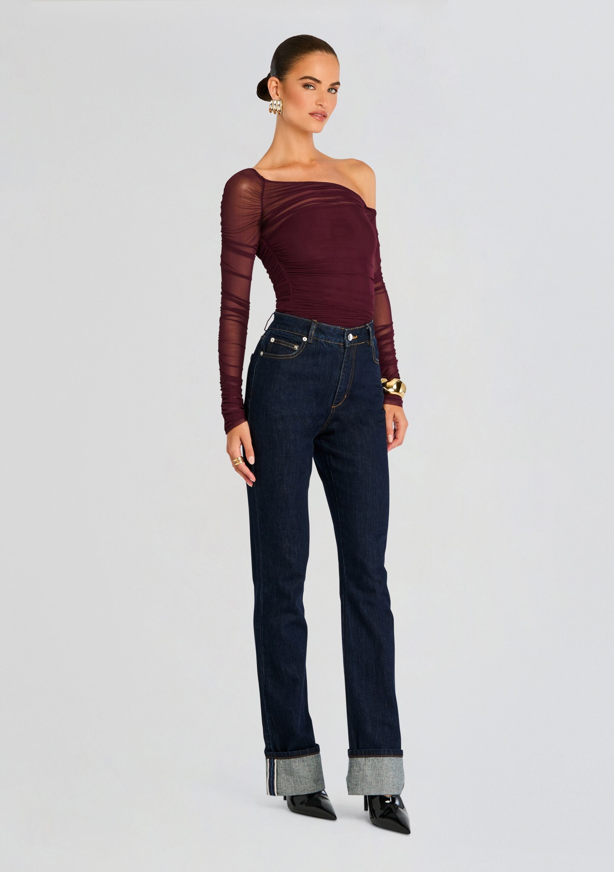 Ashton High Rise Slim Flare Jean