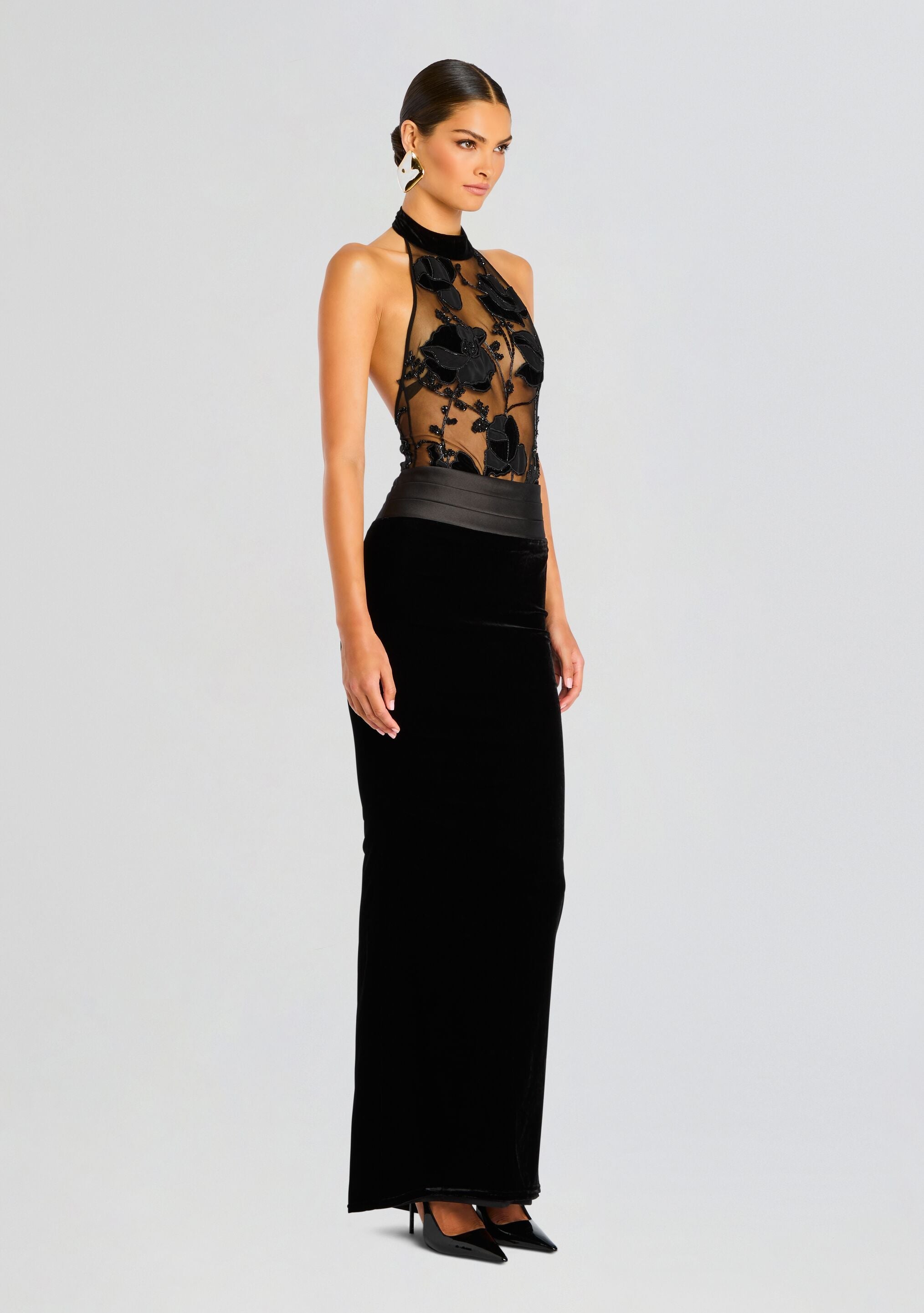 Flora Velvet Skirt