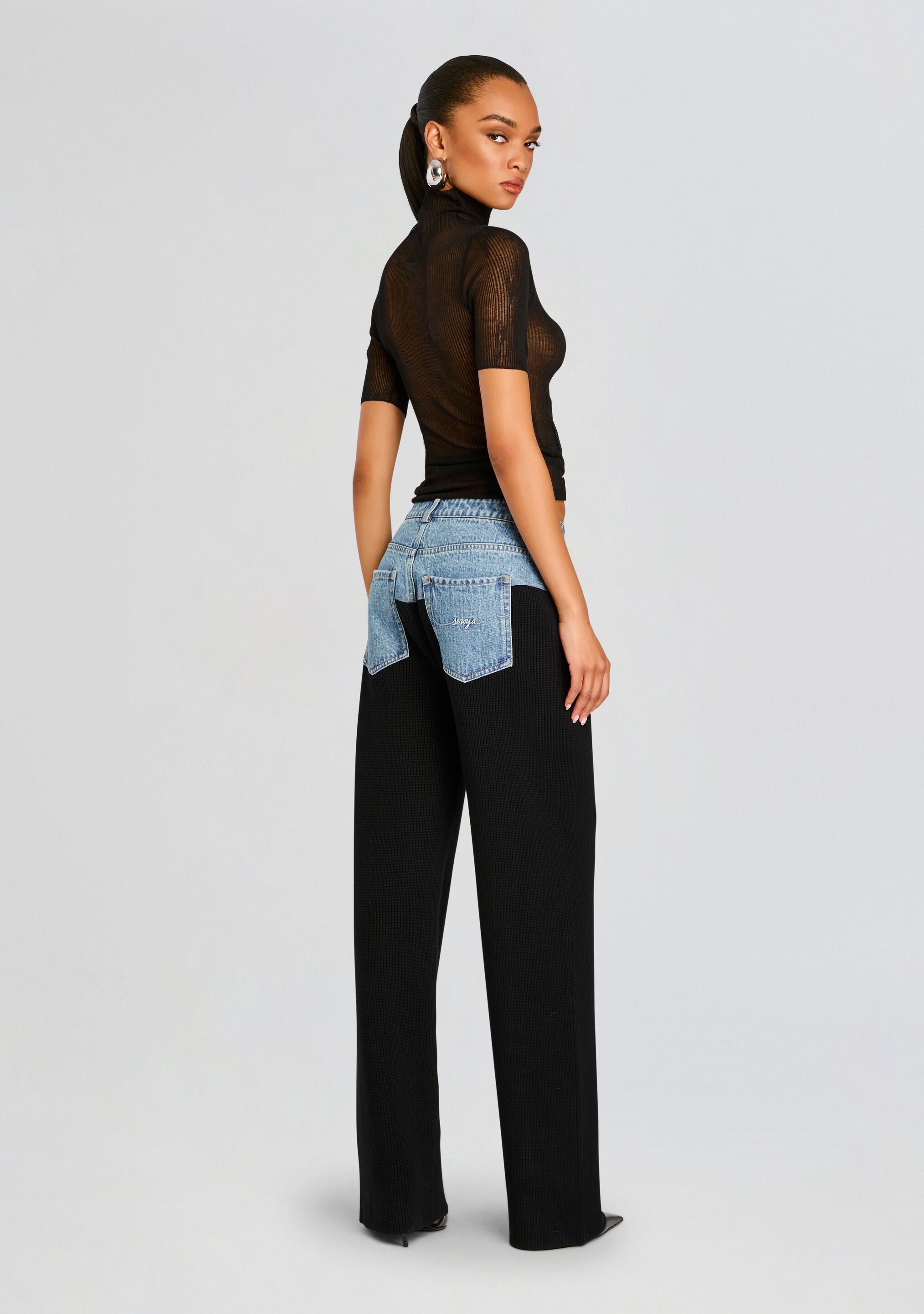 Chani Knit Denim Pant