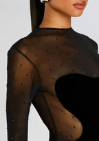 Delmer Velvet Dress