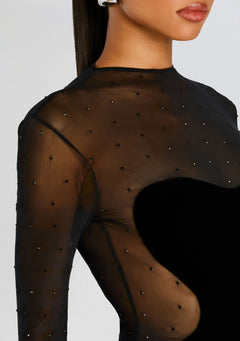 Delmer Velvet Dress