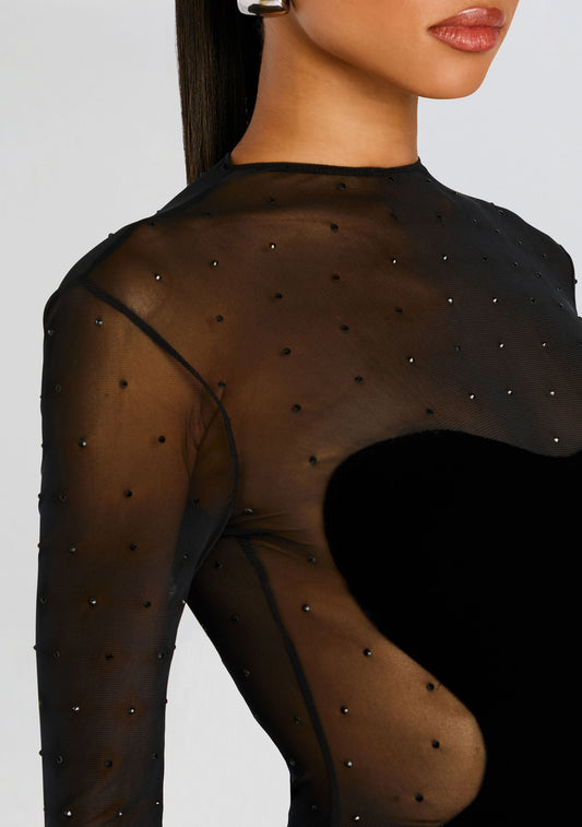 Delmer Velvet Dress