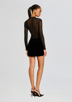 Delmer Velvet Dress