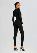 Bellamy Metallic Knit Jumpsuit