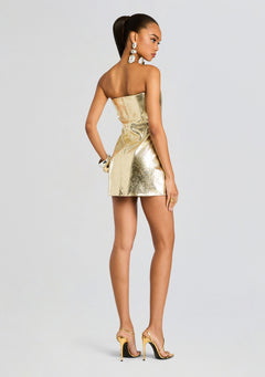 Sylvie Leather Dress