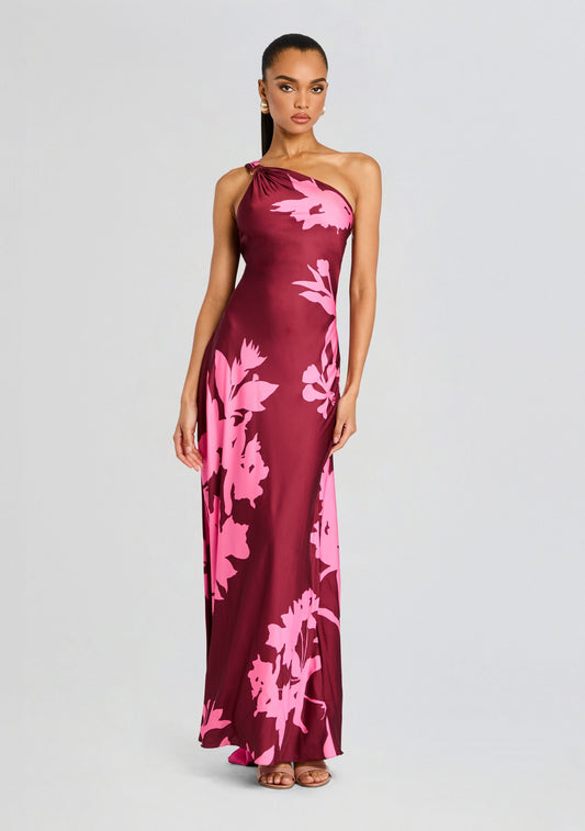 Tehr One Shoulder Long Dress