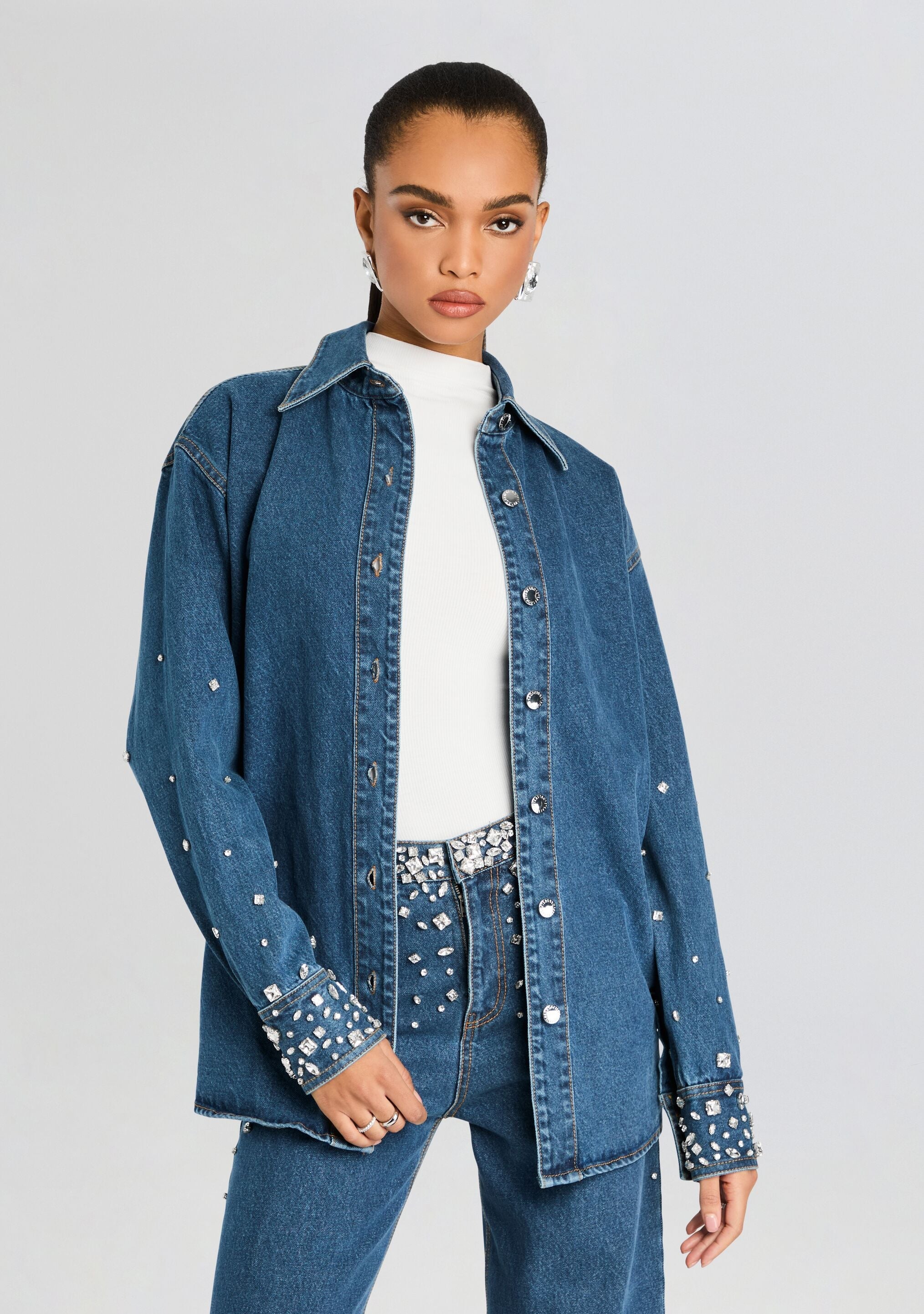 Diletta Crystal Shacket
