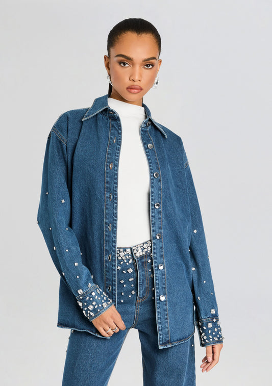 Diletta Crystal Shacket