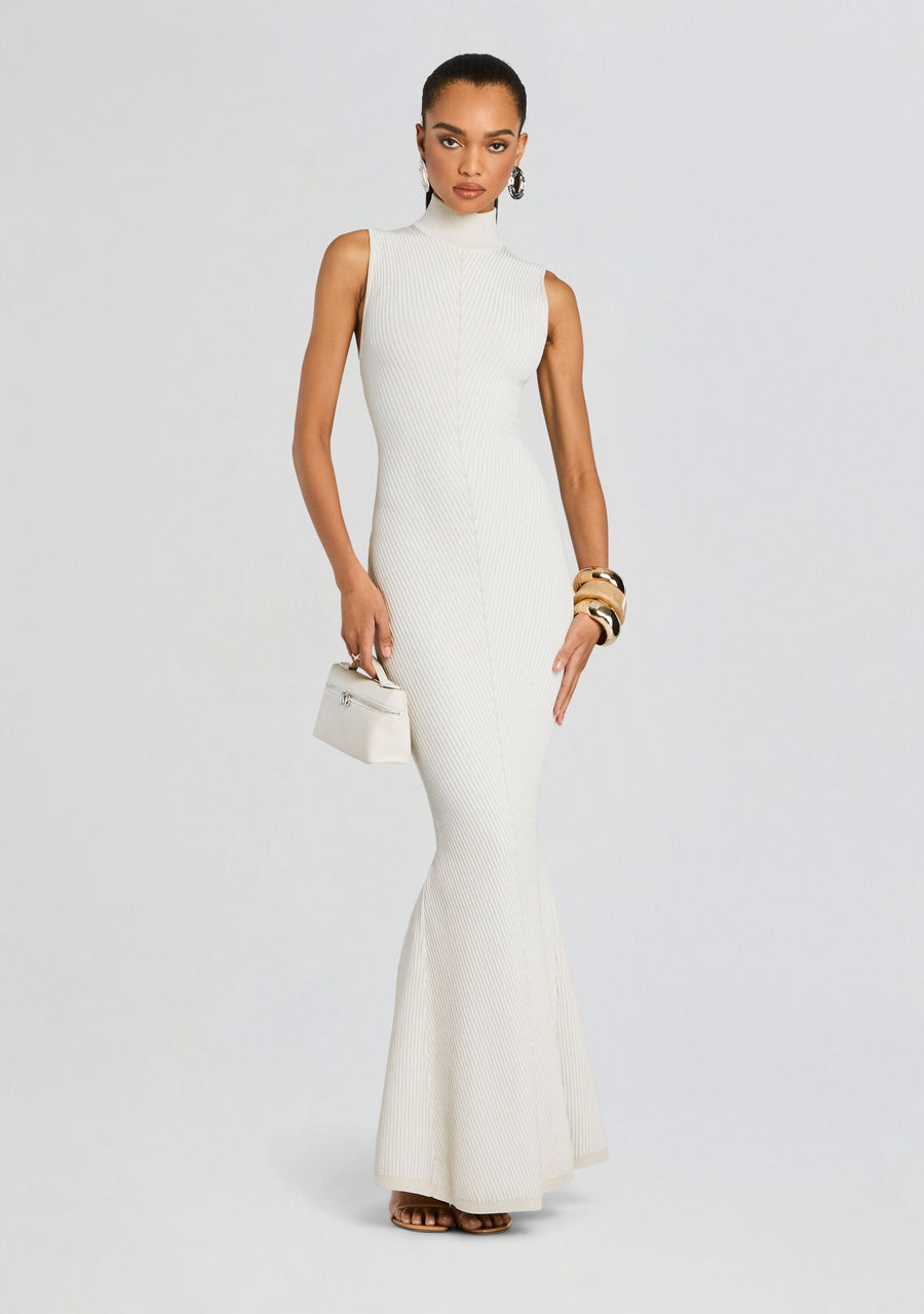 Skylar Metallic Knit Dress