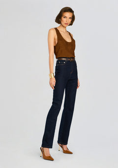 Elizabeth Suede Tank Top