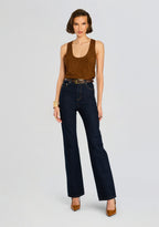 Elizabeth Suede Tank Top