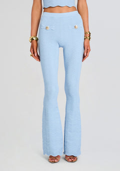 Joliet Metallic Rib Knit Pant