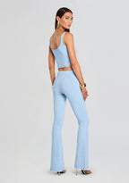 Aloe Metallic Rib Knit Top
