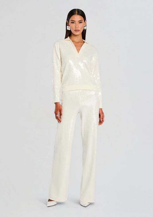 Shaelynn Sequin Knit Shirt