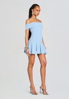 Erica Metallic Knit Dress