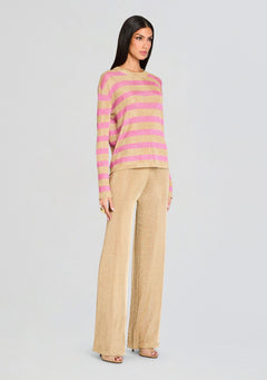 Hana Metallic Knit Top
