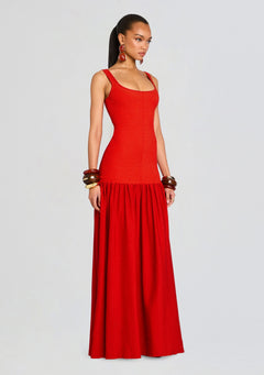 Kennedi Metallic Knit Dress
