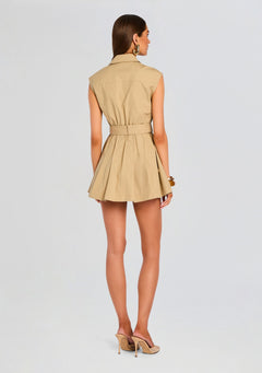 Audley Trench Mini Dress