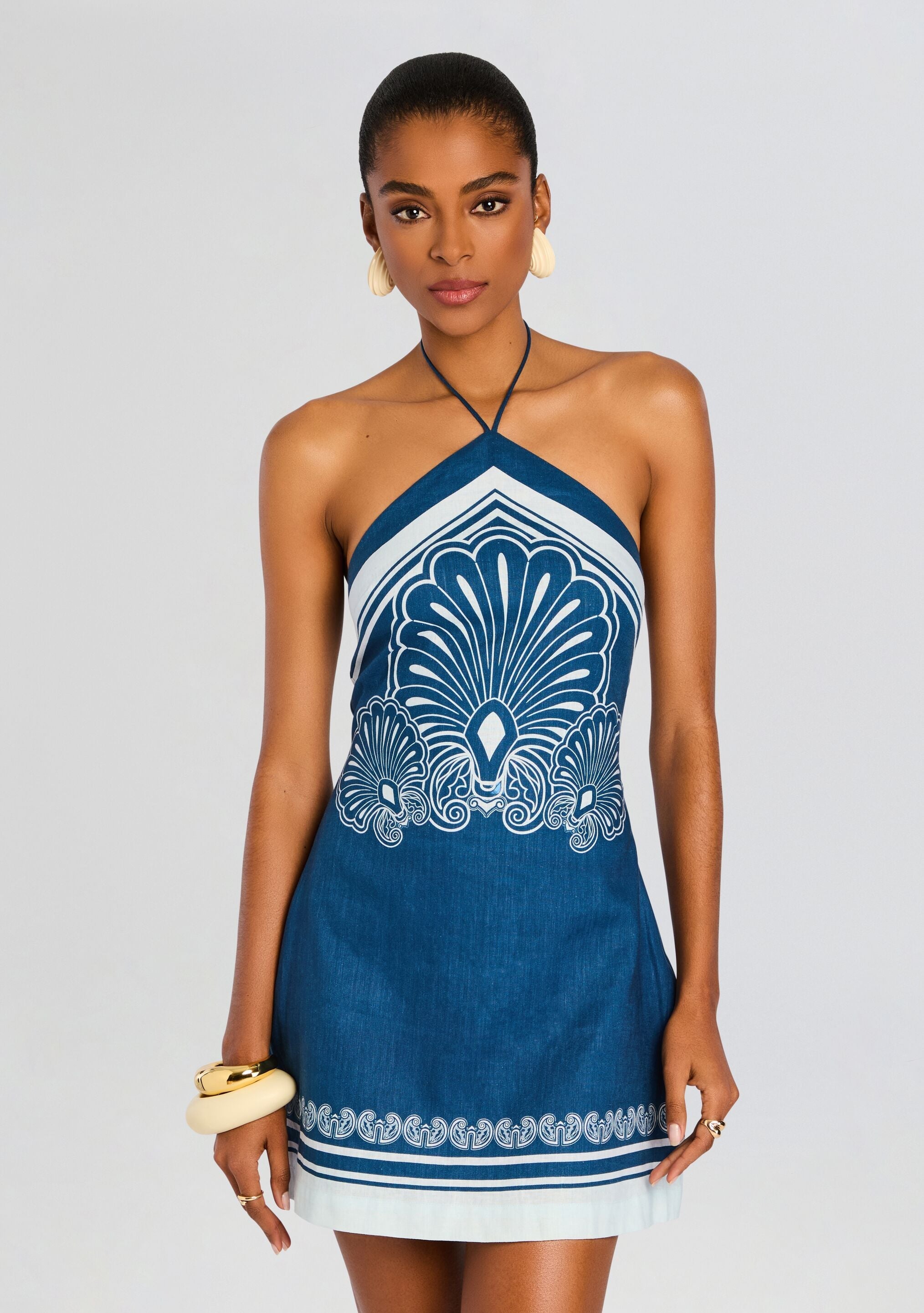 Oliver Linen Mini Dress