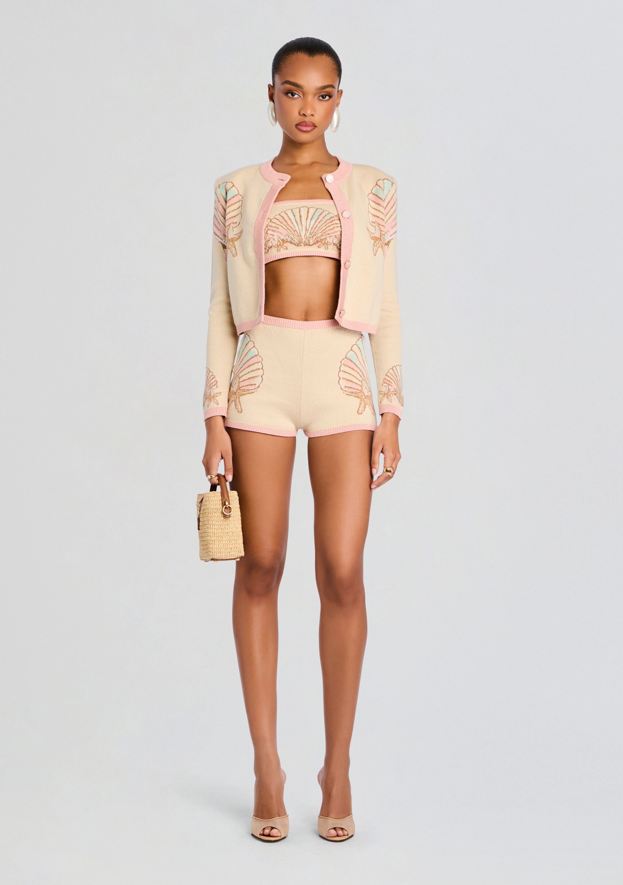 Franklyn Metallic Knit Short