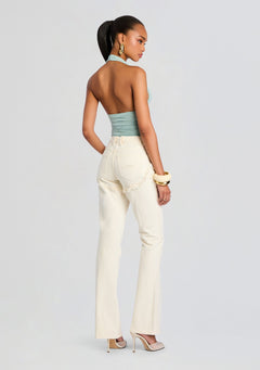 Dahlia Frayed Bootcut Jean